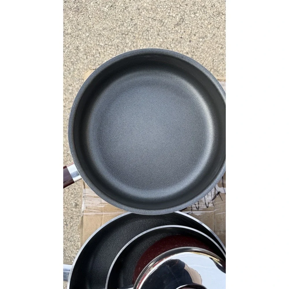 T-fal Armal Cookware Set Pots Pans Lids Burgundy‎